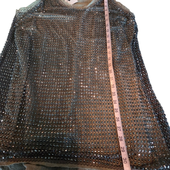 NWT & Rare Zara Linen Studded Mini Dress Large - Picture 10 of 10